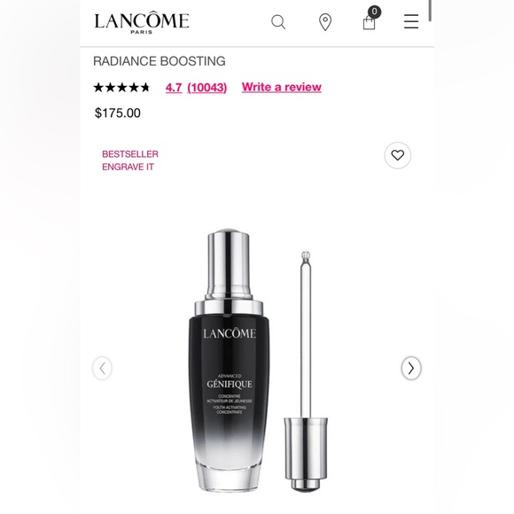 NEW Lancôme ADVANCED GÉNIFIQUE FACE SERUM